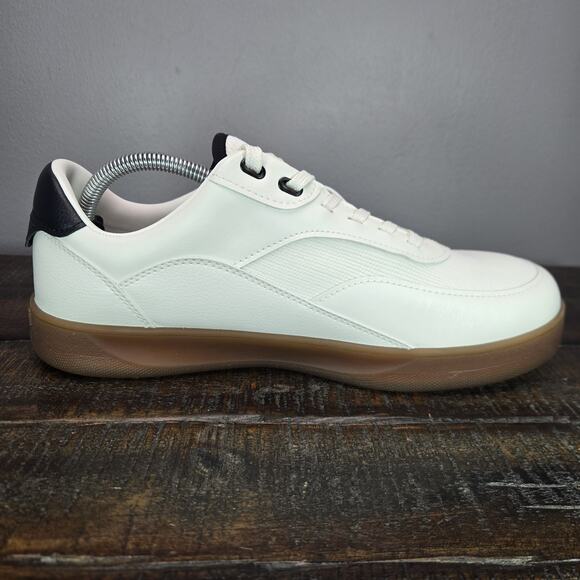 NEW Vessi Courtside Classic Mens Size 11 Waterproof Shoes Casual Off White Black main image 10
